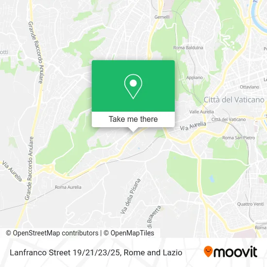 Lanfranco Street 19/21/23/25 map