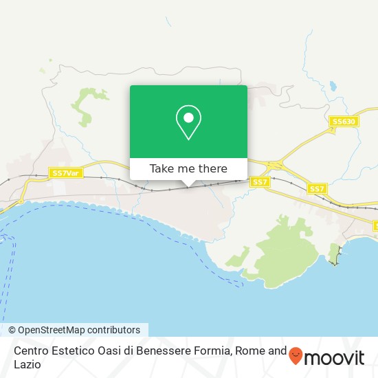 Centro Estetico Oasi di Benessere Formia map