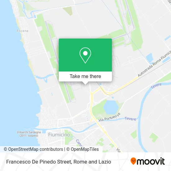 Francesco De Pinedo Street map