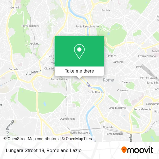 Lungara Street 19 map