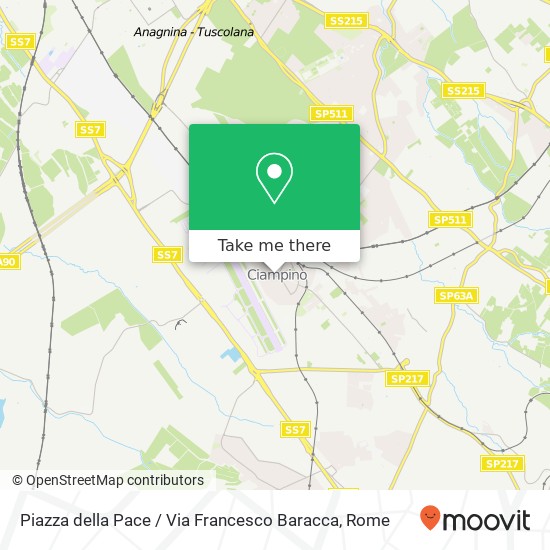 Piazza della Pace / Via Francesco Baracca map