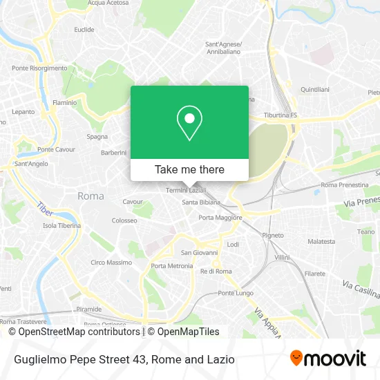 Guglielmo Pepe Street 43 map