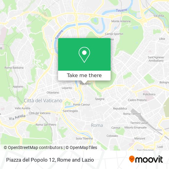 Piazza del Popolo  12 map