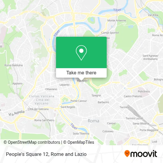 People's Square 12 map