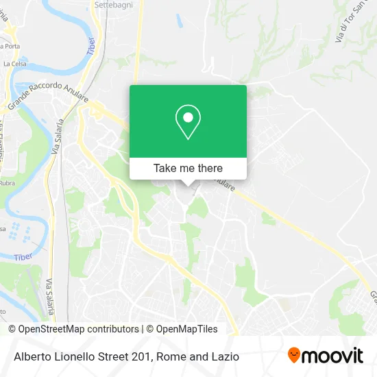 Alberto Lionello Street 201 map