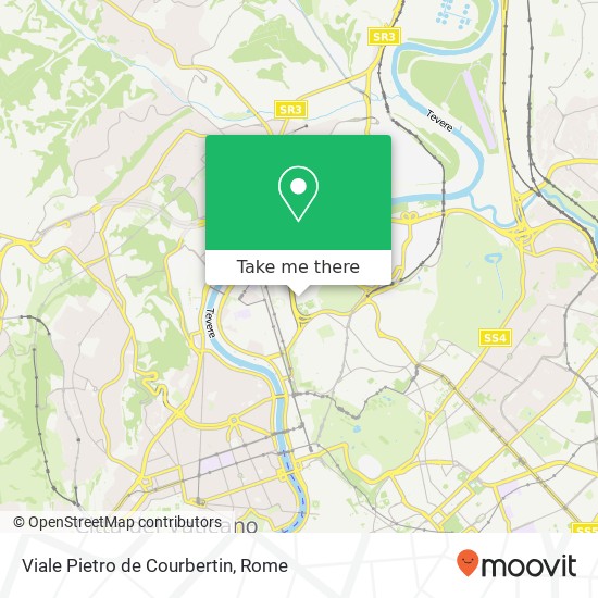 Viale Pietro de Courbertin map