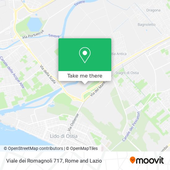 Viale dei Romagnoli  717 map