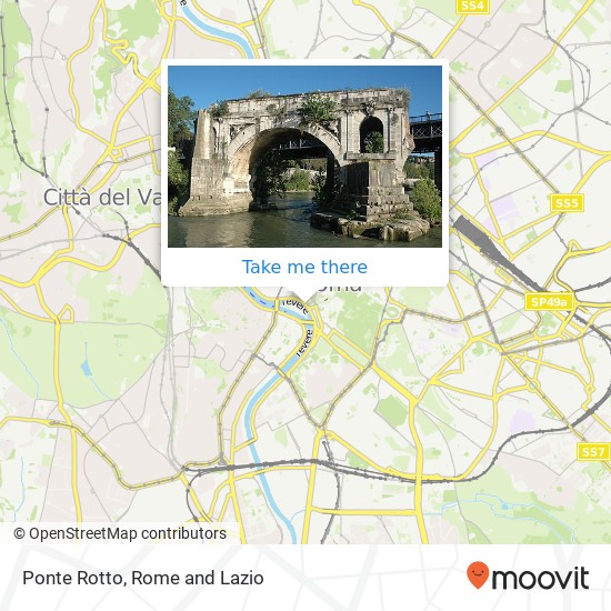 Ponte Rotto map