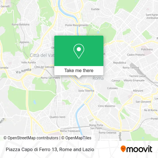 Piazza Capo di Ferro  13 map