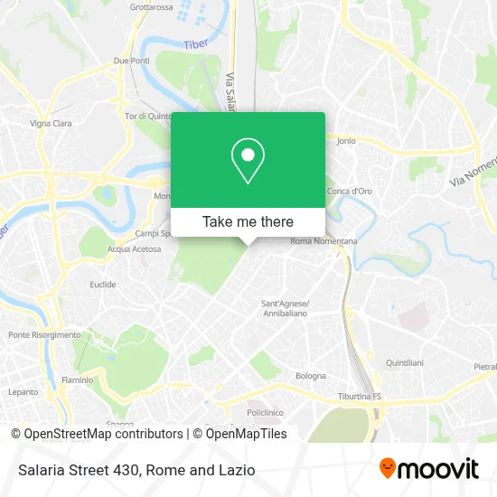 Salaria Street 430 map