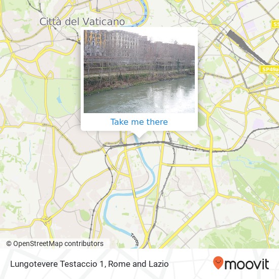 Lungotevere Testaccio  1 map