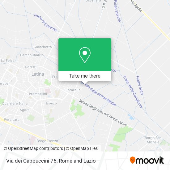 Via dei Cappuccini  76 map