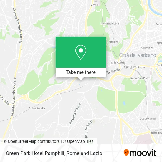 Green Park Hotel Pamphili map