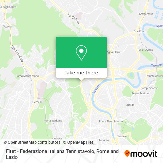 Fitet - Federazione Italiana Tennistavolo map