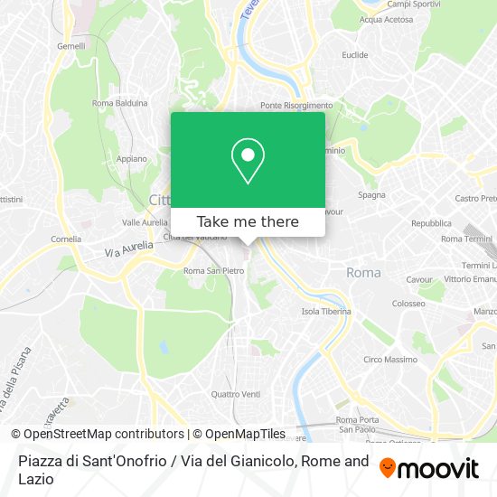 Piazza di Sant'Onofrio / Via del Gianicolo map