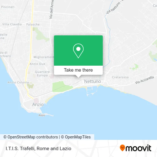 Trafelli Technical Institute map