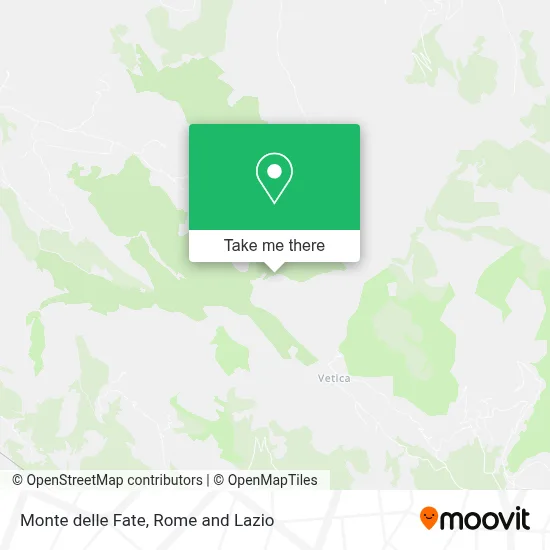 Monte delle Fate map