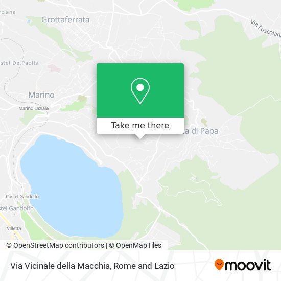 Via Vicinale della Macchia map