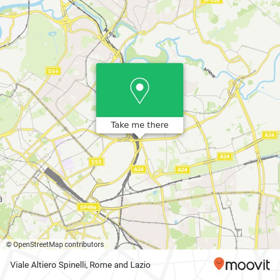 Viale Altiero Spinelli map