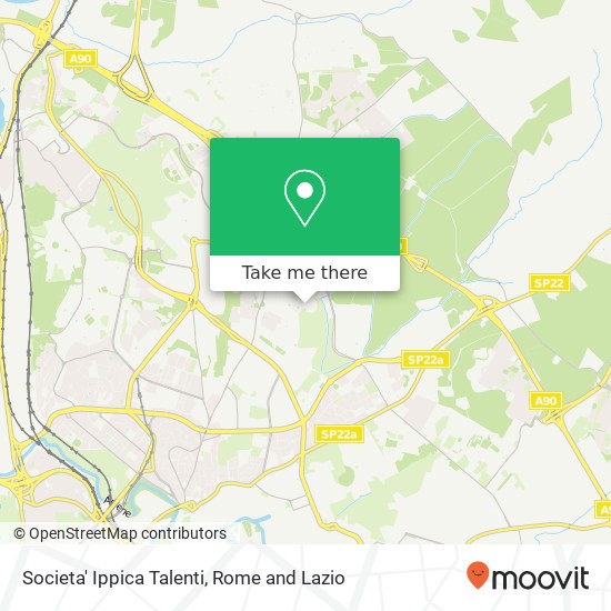 Societa' Ippica Talenti map
