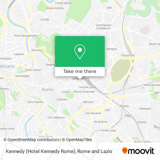 Kennedy (Hotel Kennedy Rome) map