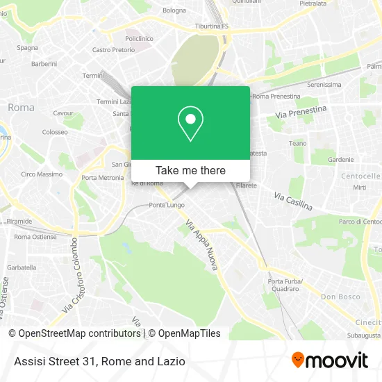 Assisi Street 31 map