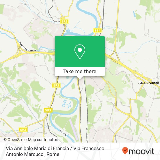 Via Annibale Maria di Francia / Via Francesco Antonio Marcucci map