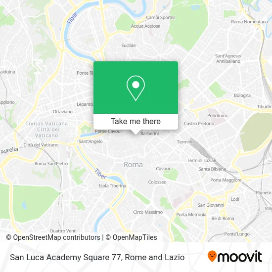 San Luca Academy Square 77 map
