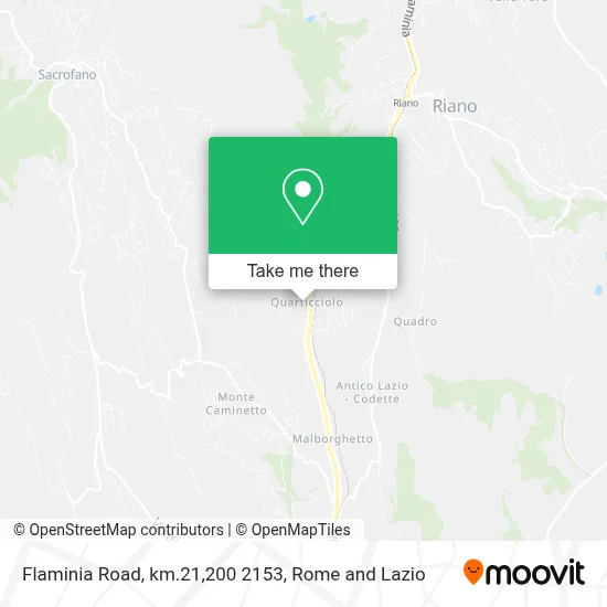 Flaminia Road, km.21,200 2153 map