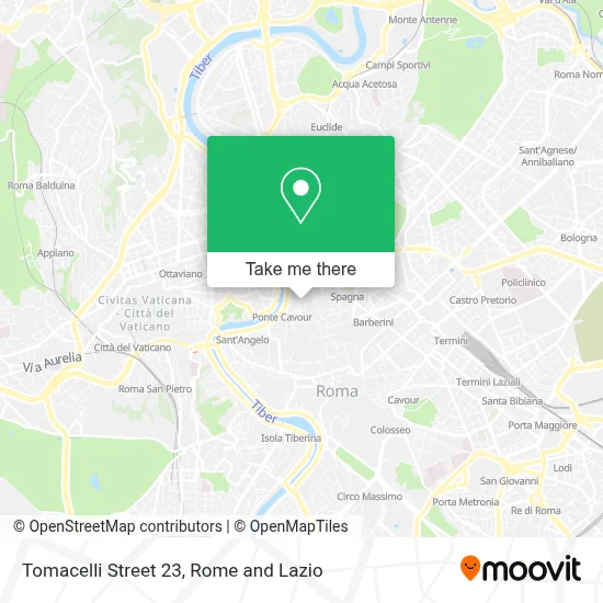 Tomacelli Street 23 map