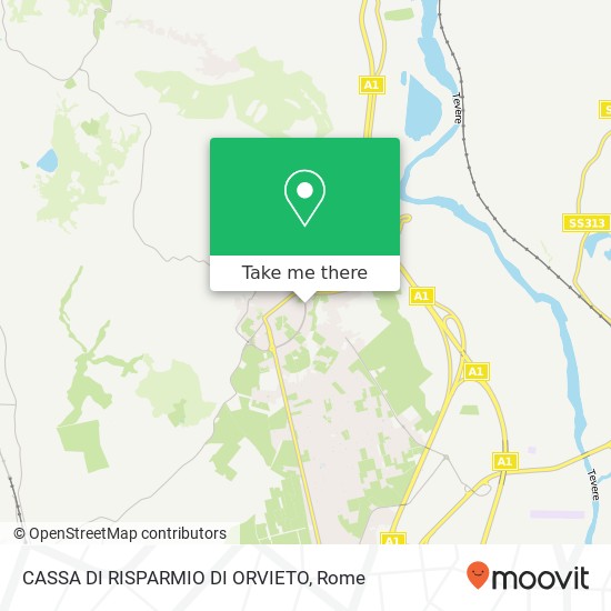 CASSA DI RISPARMIO DI ORVIETO map