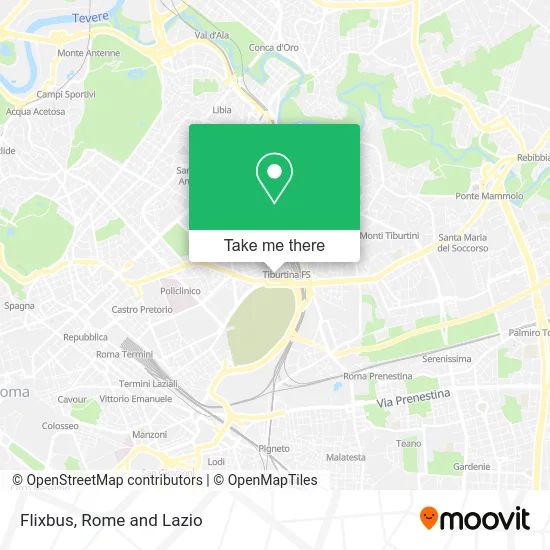 Flixbus map