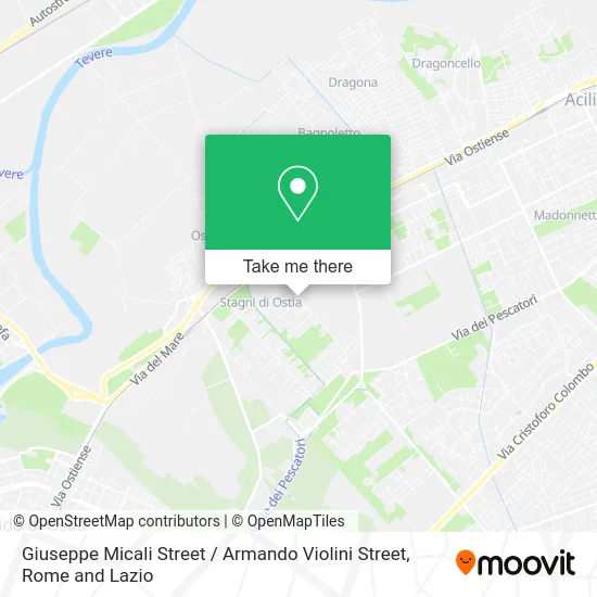 Giuseppe Micali Street / Armando Violini Street map