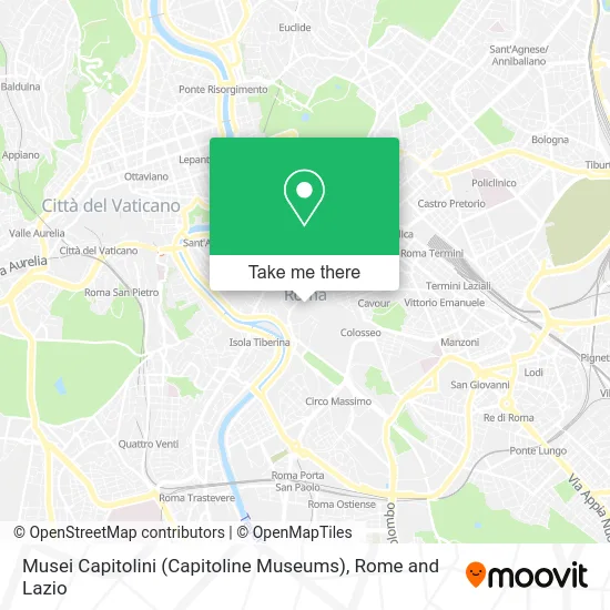 Capitoline Museums map