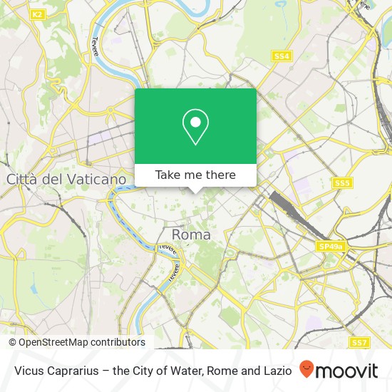 Vicus Caprarius – the City of Water map