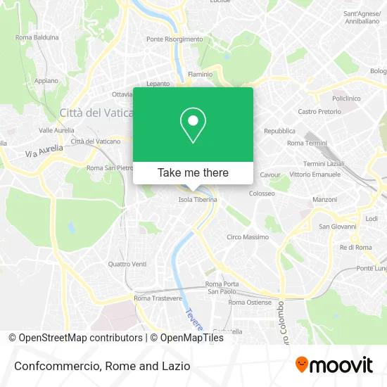 Confcommercio map