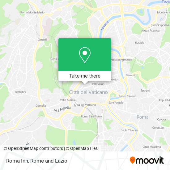 Roma Inn map