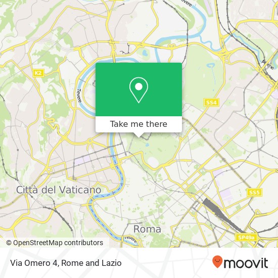 Via Omero  4 map