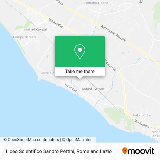 Sandro Pertini Scientific High School map