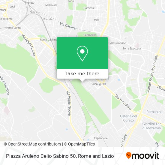 Piazza Aruleno Celio Sabino  50 map