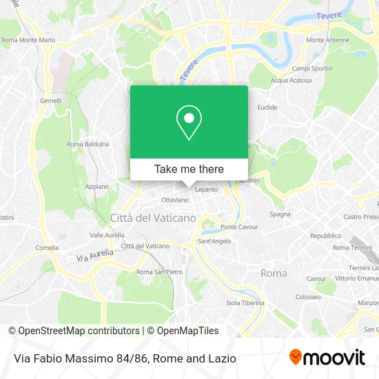 Fabio Massimo Street 84/86 map