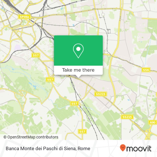 Banca Monte dei Paschi di Siena map