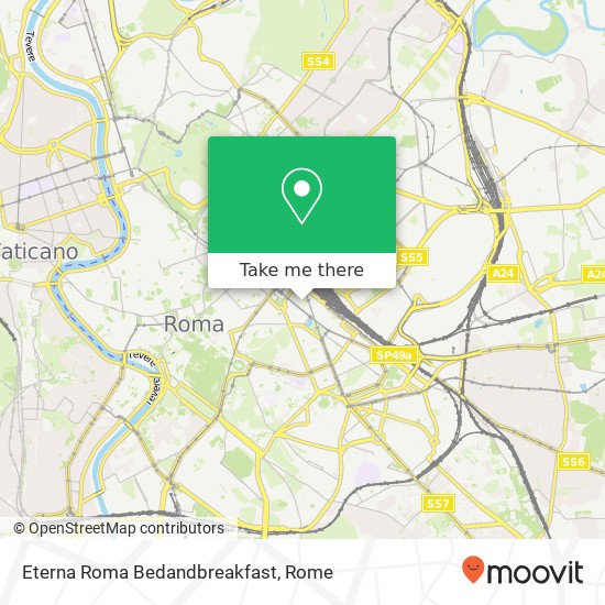 Eterna Roma Bedandbreakfast map