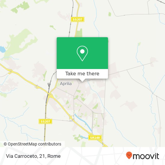 Via Carroceto, 21 map