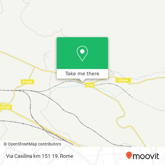 Via Casilina km 151 19 map