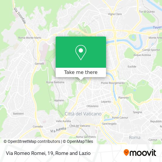 Via Romeo Romei, 19 map