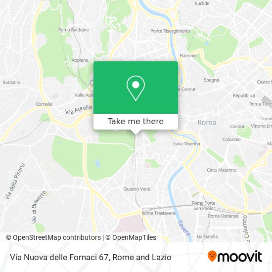 Via Nuova delle Fornaci 67 map