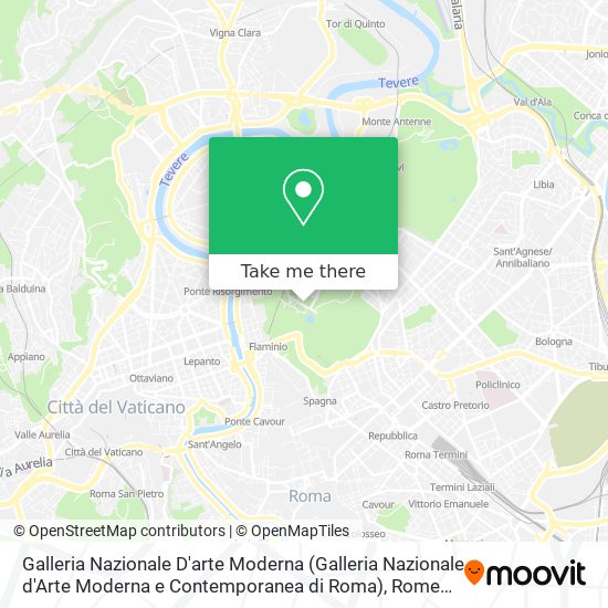 Galleria Nazionale D'arte Moderna (Galleria Nazionale d'Arte Moderna e Contemporanea di Roma) map