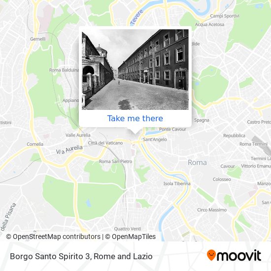 Borgo Santo Spirito  3 map