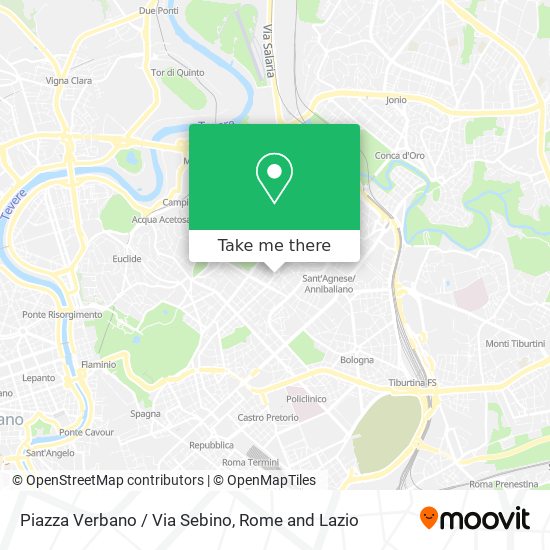 Piazza Verbano / Via Sebino map